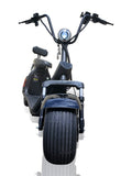 NEW 2000W Double Seat Double Battery Fat Tire CityCoco Scooter Moped 40AH Long Range Lithium Battery