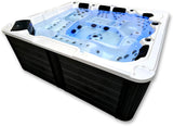 Outdoor 6 Person 123 JETS Double Lounger Hot Tub Spa Fully Loaded 5 Pump 3HP VOLCANO JETS + BALBOA