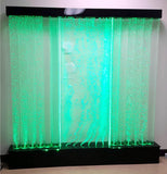 HUGE 6.5' x 6.5' LED FULL Color Bubble Wall Water Fountain Panel Restaurant  *Local Pickup Only