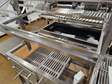 SUS304 Stainless Steel Argentine Santa Maria Grill V Grate Replacement 36x22