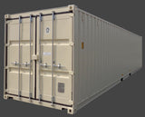 New One Way / Trip 40FT HC High Cube Shipping Container TAN  FOB San Marcos, CA