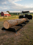 32" Capacity Portable Sawmill Upgraded Gas 14HP Kohler Engine Electric Start Band Saw FREE SHIPPING
