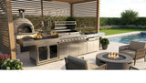 Island BBQ Grill Outdoor Kitchen w/ Wine Cooler + Sink  3 Piece 304 Stainless Steel Combo
