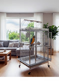 304 Stainless Steel XL Extra Large Bird Parrot Macaw Indoor Outdoor Cage Play Top Free Shipping