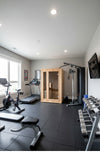 1-2 Person Canadian Hemlock Traditional Wet / Dry Swedish Steam Sauna SPA Indoor 6KW Heater Upgrade 200F Degrees Local Pickup Special
