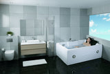 2 Person Indoor Whirlpool Jetted Hot Tub SPA Hydrotherapy Massage Bathtub 051A WHITE w/ Bluetooth