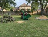 BX42S PTO Tractor Driven Wood Chipper 4" x 10" Capacity Cat1 3 Point Hitch GREEN
