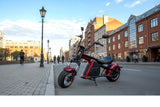 3000W Electric M8 Sport Chopper Motorcycle Harley Scooter Bike METALLIC OXBLOOD RED Fat Tire Scooter SALE