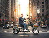 3000W Electric M8 Sport Chopper Motorcycle Harley Scooter Bike 60V MATTE GREEN RED BLACK