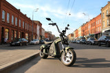 3000W Electric M8 Sport Chopper Motorcycle Harley Scooter Bike 60V MATTE GREEN RED BLACK
