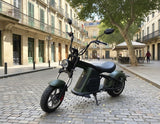 3000W Electric M8 Sport Chopper Motorcycle Harley Scooter Bike 60V MATTE GREEN RED BLACK