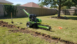 Briggs & Stratton XR2100 Gas Powered Walk Behind Trencher Digger 24" Depth GREEN *Electric Start