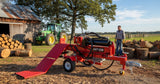 60 Ton Commercial Grade Hydraulic Log Wood Splitter w/ Log Lift Diesel Engine Upgrade E Start + Battery