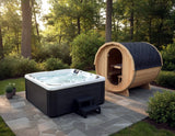 Outdoor 6 Person Double Lounger Hot Tub Spa Fully Loaded 4 Pump 3HP Hard Top Included