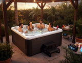 Outdoor 6 Person Double Lounger Hot Tub Spa Fully Loaded 4 Pump 3HP Hard Top Included