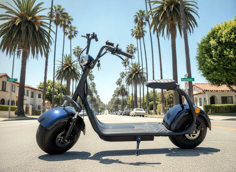 2000W Seat Fat Tire CityCoco Electric Scooter Moped 20AH Lithium Battery