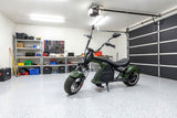 3000W Electric M8 Sport Chopper Motorcycle Harley Scooter Bike 60V MATTE GREEN RED BLACK