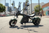 3000W Electric M8 Sport Chopper Motorcycle Harley Scooter Bike 60V MATTE GREEN RED BLACK