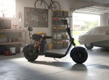 NEW 2000W Double Seat Double Battery Fat Tire CityCoco Scooter Moped 40AH Long Range Lithium Battery