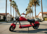 3000W Fat Tire Harley Chopper Style Electric Bike Scooter Motorcycle 60V 30AH Lithium Battery Upgrade