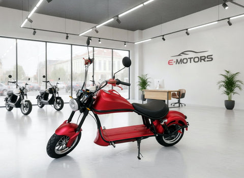 2000W Fat Tire Harley Chopper Style Electric Bike Scooter Motorcycle 60V 20AH
