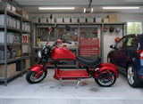 3000W Fat Tire Harley Chopper Style Electric Bike Scooter Motorcycle 60V 30AH Lithium Battery Upgrade