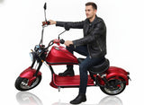 3000W Fat Tire Harley Chopper Style Electric Bike Scooter Motorcycle 60V 30AH Lithium Battery Upgrade