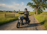 3000W Fat Tire Harley Chopper Style Electric Bike Scooter Motorcycle 60V 30AH Lithium Battery Upgrade