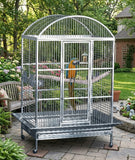 XL 67.5" High Quality Indoor / Outdoor 304 Stainless Steel Bird Parrot Macaw Cage Dometop