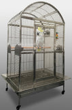 Large High Quality 304 Stainless Steel Bird Parrot Amazon Cockatoo African Grey Mini Macaw Cage Wire Dome Top ASSEMBLED
