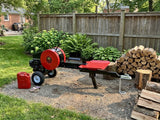 42 Ton Kinetic Rapid Split 6.5HP Log Wood Splitter with Work Table 2-3 Sec Cycle Time
