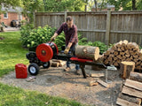 42 Ton Kinetic Rapid Split 6.5HP Log Wood Splitter with Work Table 2-3 Sec Cycle Time