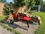 22 Ton Kinetic Rapid Split 6.5HP Gas Powered Log Splitter w/ Work Table Fire Wood Processor