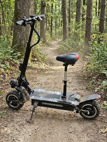 NEW 5000W Off Road Electric Kick Scooter Ultra High Speed 25AH LITHIUM Battery WITH SEAT