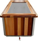 NEW Canadian Red Cedar Wood Dual Function Cold ICE Plunge Tub OR Hot Tub Spa Combo