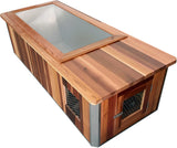 NEW Canadian Red Cedar Wood Dual Function Cold ICE Plunge Tub OR Hot Tub Spa Combo