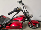 NEW Low Rider Harley Style Electric Trike Scooter 3 Wheel 2000W 60V 40AH Upgrade OXBLOOD RED