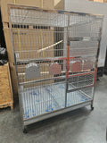 Extra Large Indoor / Outdoor 304 Stainless Steel Bird / Parrot Macaw Cage SUS304 Medical Grade Stainless Steel FULLY ASSEMBLED