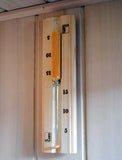 Wet Dry Traditional 3 Bench Indoor Swedish Steam SPA Sauna 4+ Person Harvia 6KW Heater 200F Temps