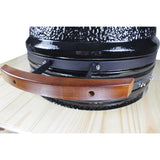Large 21" Ceramic Egg Kamado BBQ Grill Smoker w/ Wood Table Pizza Stone Pickup Clearance Sale