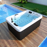 2 Person Outdoor Hydrotherapy Bathtub Hot Bath Tub Whirlpool SPA SYM6012 - 31 Color LED's