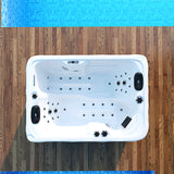 2 Person Outdoor Hydrotherapy Bathtub Hot Bath Tub Whirlpool SPA SYM6012 - 31 Color LED's