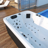 2 Person Outdoor Hydrotherapy Bathtub Hot Bath Tub Whirlpool SPA SYM6012 - 31 Color LED's