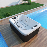 2 Person Outdoor Hydrotherapy Bathtub Hot Bath Tub Whirlpool SPA SYM6012 - 31 Color LED's