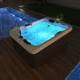 2 Person Outdoor Hydrotherapy Bathtub Hot Bath Tub Whirlpool SPA SYM6012 - 31 Color LED's