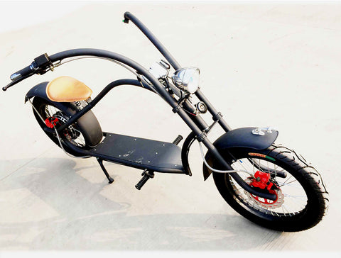 Fat Chopper 60V Electric Fat Tire Scooter Chopper / Harley Design Beach Cruiser Bi ...
