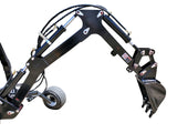 15HP 420cc Gas Powered Towable Backhoe Mini Excavator 8' Foot Reach 12" Bucket