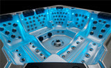 Outdoor 6 Person 123 JETS Double Lounger Hot Tub Spa Fully Loaded 5 Pump 3HP VOLCANO JETS + BALBOA