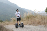 2400W 2 Wheel Off Road Electric Self Balancing Electric Scooter DOUBLE BATTERY with Golf Bag Holder