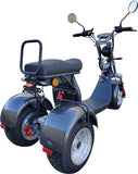 4000W Electric 3 Wheel Fat Tire Chopper Harley Scooter Trike Citycoco Mobility Scooter Carbon Fiber